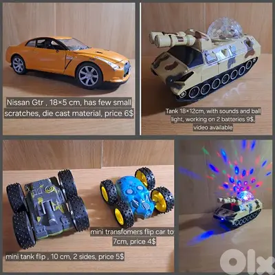 big collection of cars and toys