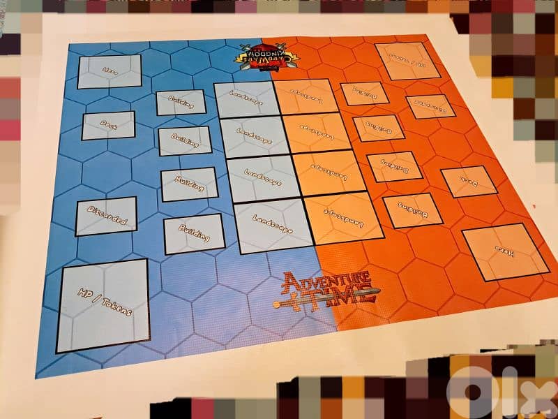 Adventure Time Card Wars Playing Mat 0