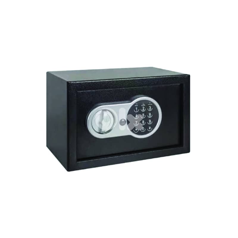 SS4 Small Safe Box – 31 × 20 × 20 cm, Steel Security Case 0