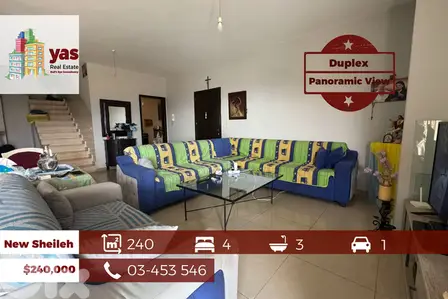 New Sheileh 240m2 | Duplex | Panoramic View | Luxury | Calm | EL/TO New Sheileh 240m2 | Duplex | Panoramic View | Luxury | Calm | EL/TO