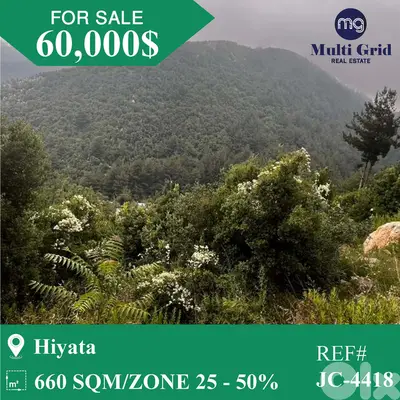 JC-4418 / Land for Sale in Hiyata , أرض للبيع في الحياطة