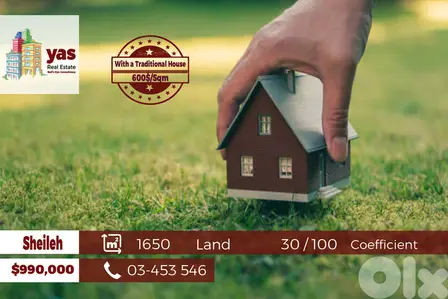 Sheileh 1650m2 | land with Charming traditional House | View | WA |