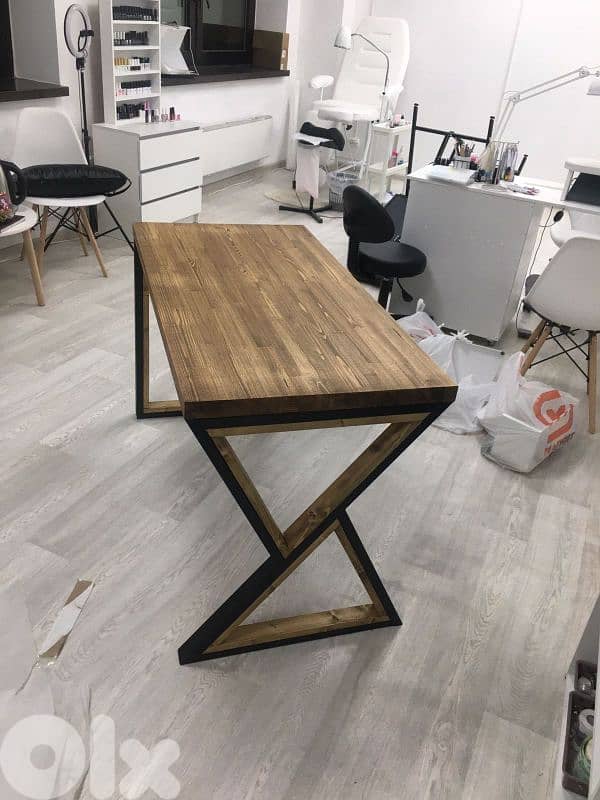 natural wood desk 3
