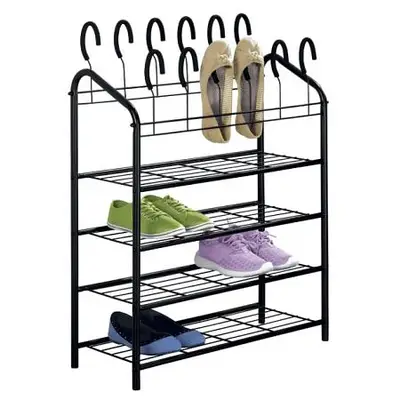 Livarno Living Metal Shoe Rack W 69 x H 88 x D 27 cm - رف أحذية معدني