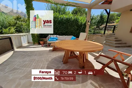Faraya 70m2 | Terrace/Garden | Rent | Prime Location | Catch | KH