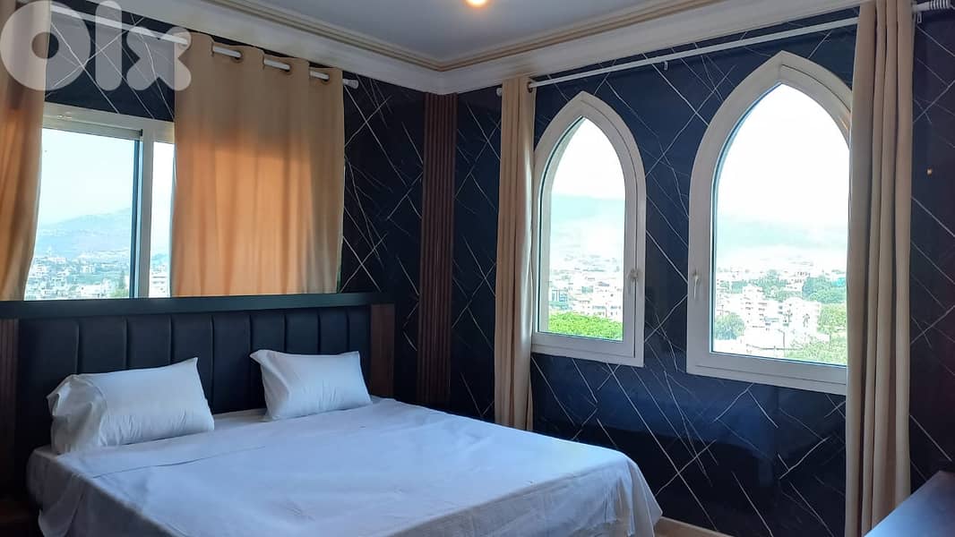 Furnished apart، all inclusive. مفروشه بالكامل الايجار يتضمن كل شيء 8