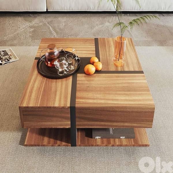 ikea coffee table with 4 drawers 1