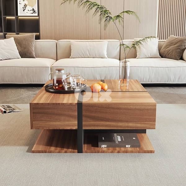 ikea coffee table with 4 drawers 5