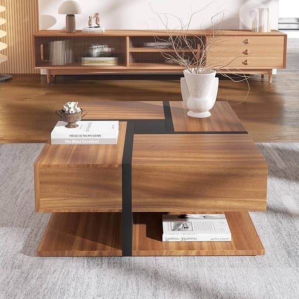 ikea coffee table with 4 drawers 9