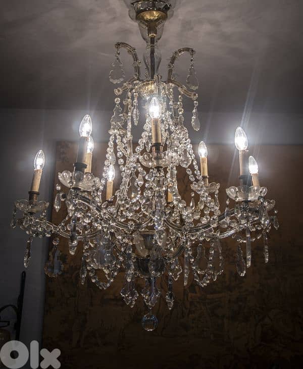large czech crystal chandelier 0