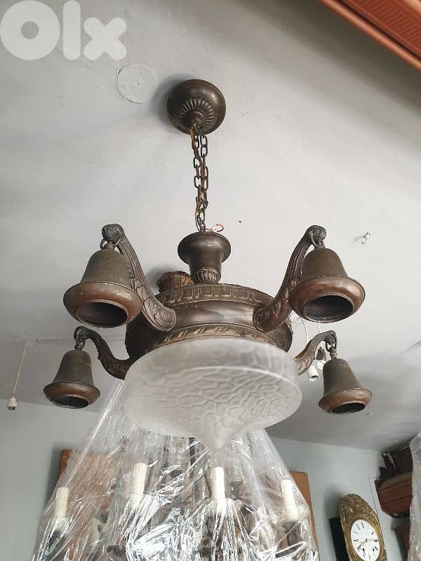 antique bronze chandelier 0