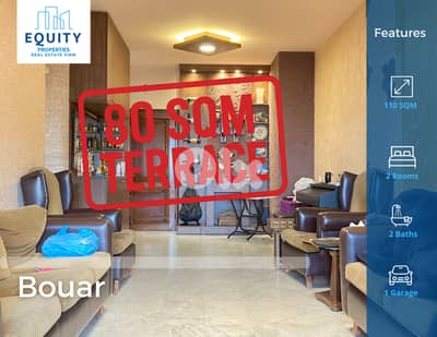 110 SQM Apartment With 80 Terrace For Sale In Bouar شقة للبيع#HS195499 110 SQM Apartment With 80 Terrace For Sale In Bouar شقة للبيع#HS195499