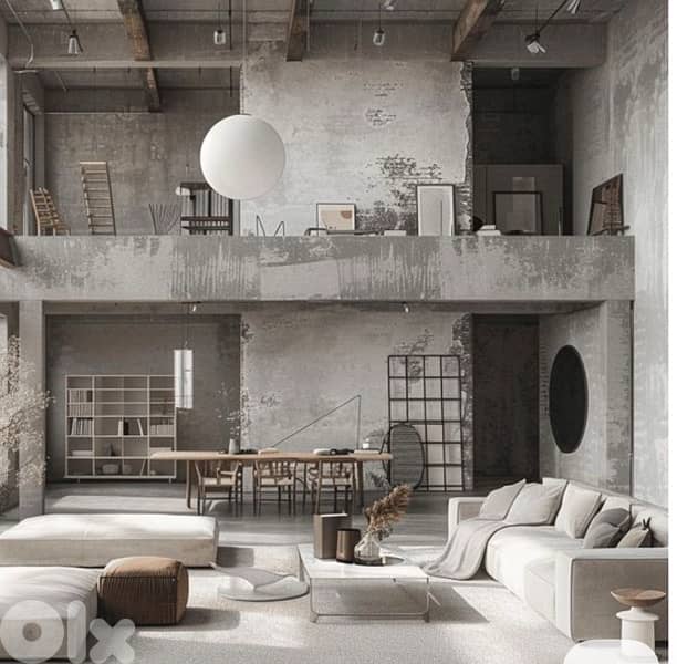Industrial high ceiling store or gym gallery hub gemmayze 0