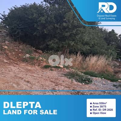 Land for sale in Dlepta - أرض للبيع في دلبتا