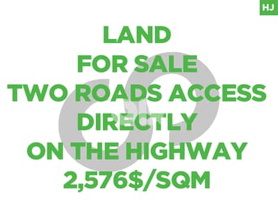 TWO ACCESS ROADS.  DIRECTLY ON THE HIGHWAY - Achrafieh REF#HJ123971