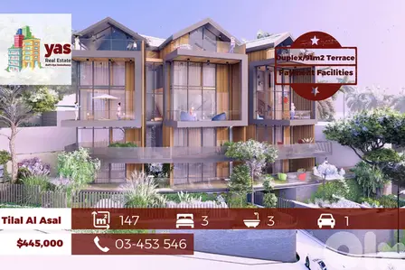 Tilal Al Asal 147m2 | 91m2 Terrace | Under Construction Duplex | DA