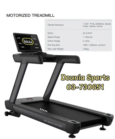 1600$ motorized treadmill 6.0hp. AC motor