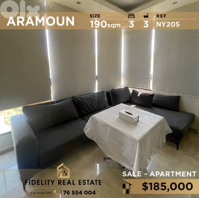 Apartment for sale in Aramoun NY205 شقة للبيع في عرمون