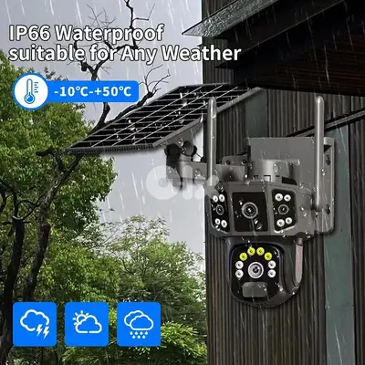OUTDOOR SOLAR WIFI PTZ CAMERA 6MP - كاميرا مراقبة