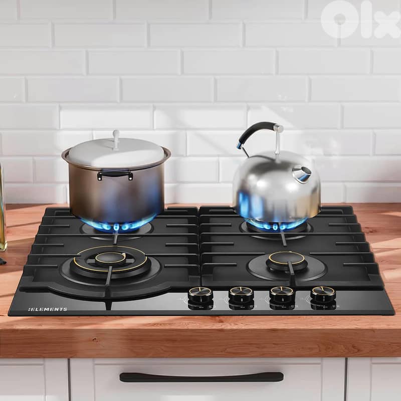 BUILT-IN GAS COOKTOP - 4 BURNERS 1