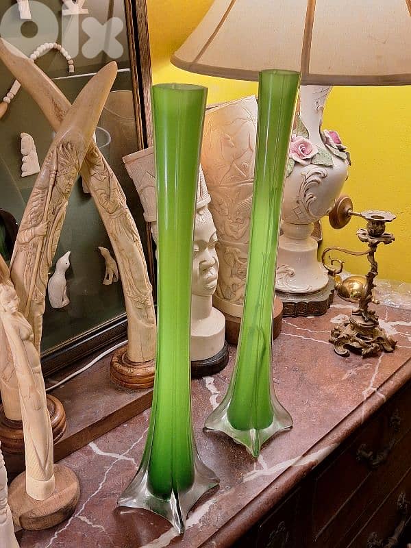 2 murano large vases 1