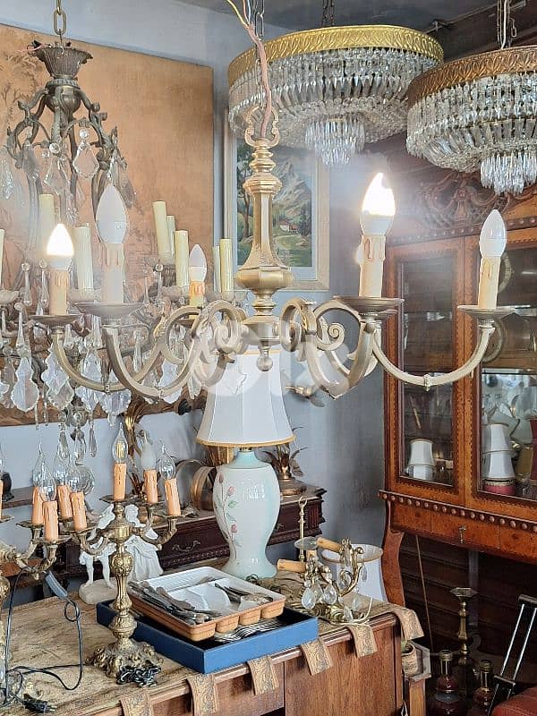 bronze flemish chandelier 0