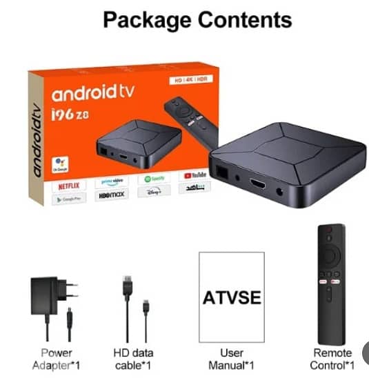 TV BOX ANDROID DEVICE I96-Z8 0
