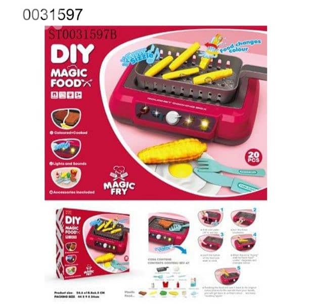 Magic fry food  , cooking toy simulator 0