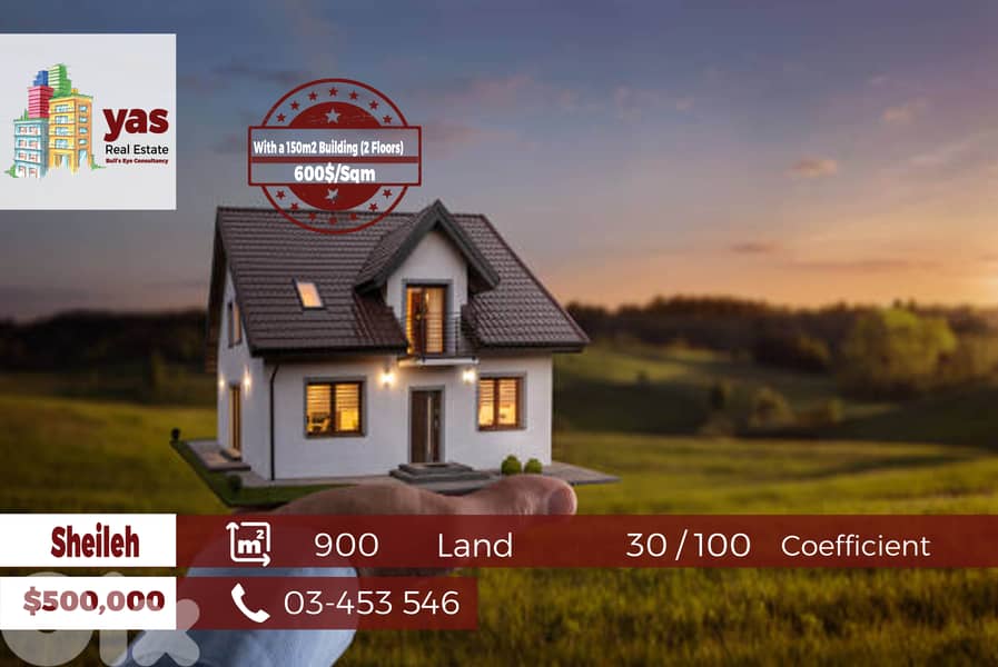 Sheileh 900m2 Land With 150m2 Building | 30/100 | View | WA | 0