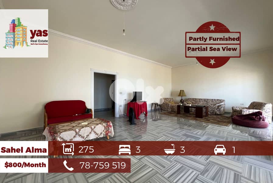 Sahel Alma 275m2 | Partly Furnished | Rent | High End | EH/IV 0