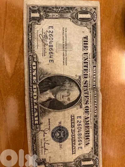 One dollar silver certificate