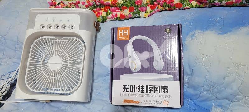 Portable cooling fan usb and neck fan new in the box 0