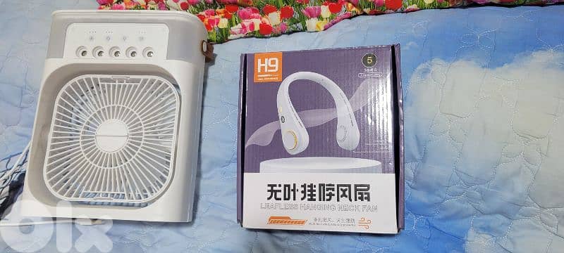 Portable cooling fan usb and neck fan new in the box 1