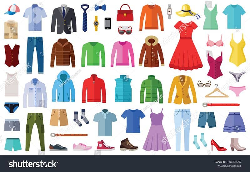 Clothes for sale. 0