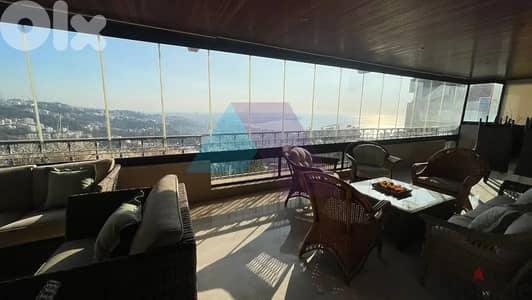 500m2 Furnished Apartment+Sea/Mountain View 4 sale in Rabieh- الرابية