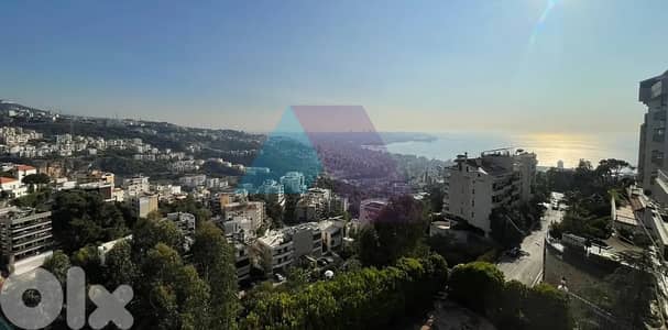 500m2 Furnished Apartment+Sea/Mountain View 4 sale in Rabieh- الرابية