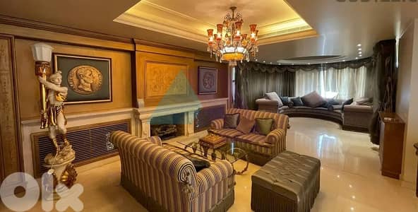 500m2 Furnished Apartment+Sea/Mountain View 4 sale in Rabieh- الرابية