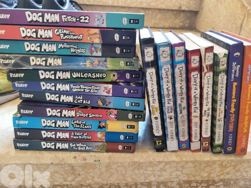 DogMan+ Diary of Wimpy kid+Awesome Friendly Adventure 1