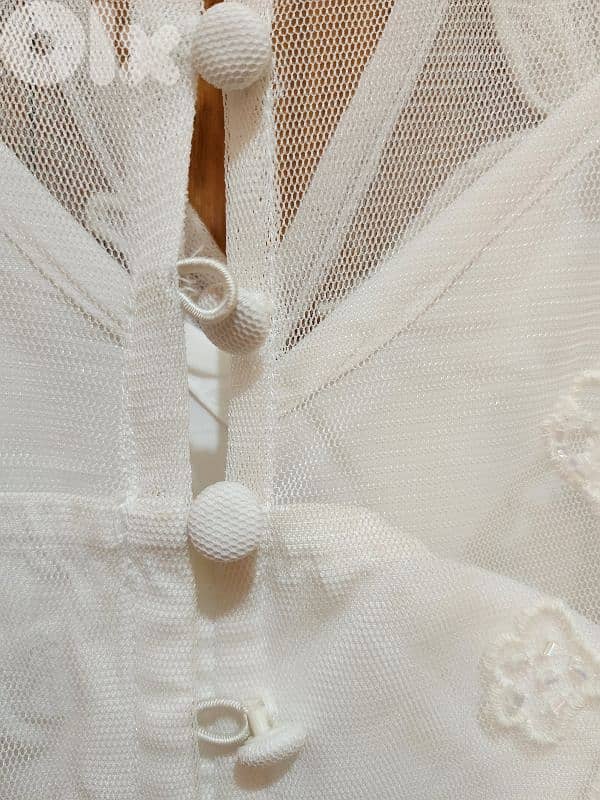 Beads embroidery  wedding or evening dress 38 mediumفستان عرس 4