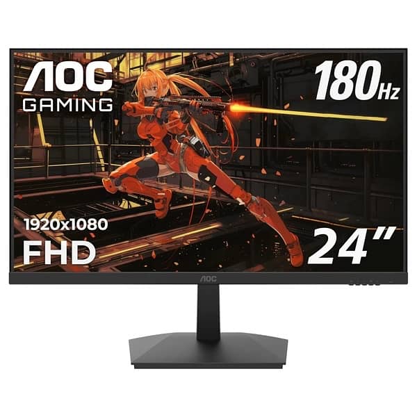 AOC 24” Fhd 180hz 1ms frameless hdr gaming monitor 0