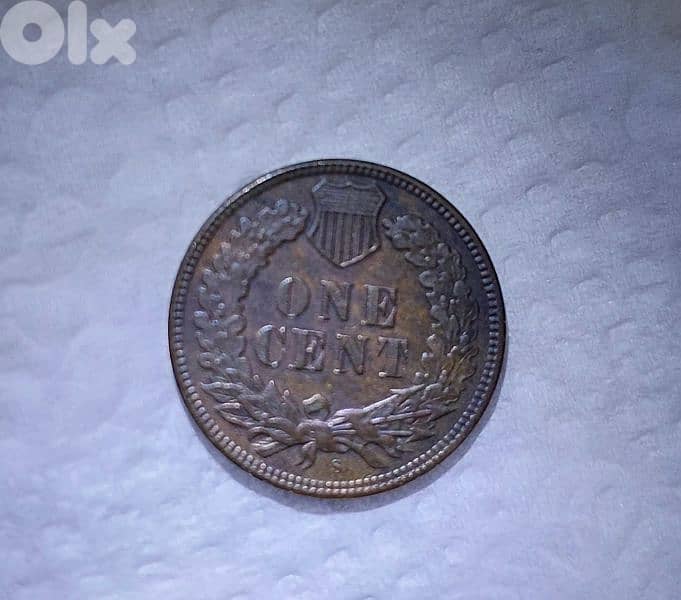 USA Indian Head penny one cent Last mint 1909 S 1