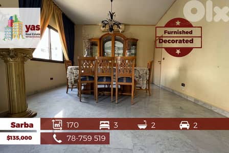 Sarba 170m2 | Furnished | Dead End Street | Modern | EH |