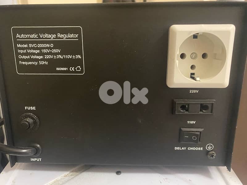 stabilisateur électrique 2000 watt 0