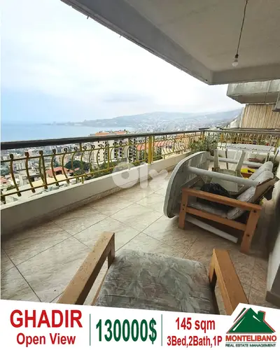 145 sqm Apartment For Sale in Ghadir with Open View
