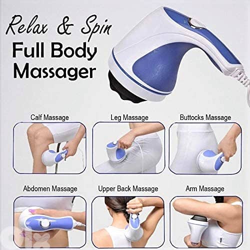 Relax & Spin Tone Massager – 4 Attachments for Pain Relief & Toning 1