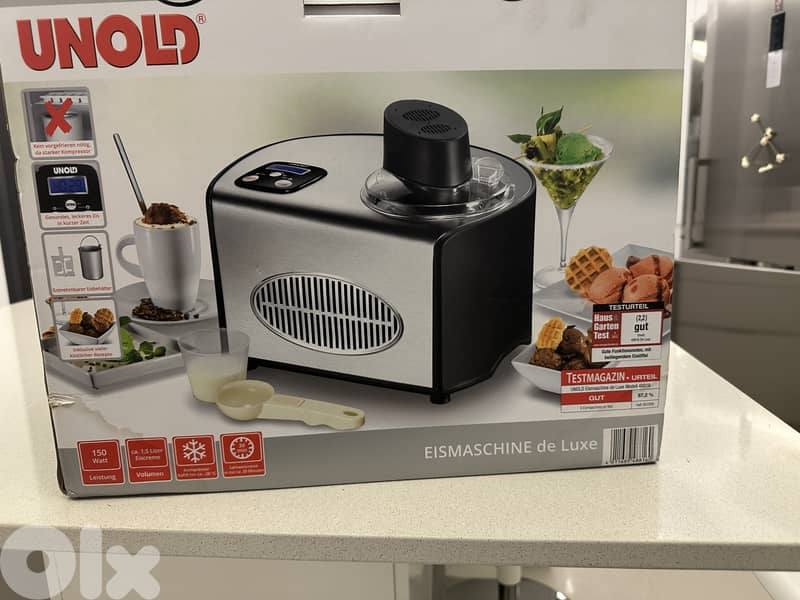 Ice Cream Maker UNOLD Eismachine de luxe 0