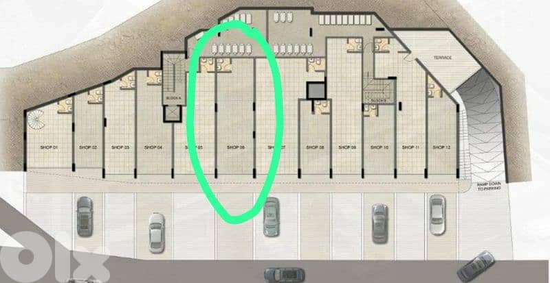 LAST UNIT! 50SQM shop in Jourret Ballout Prime Location 0