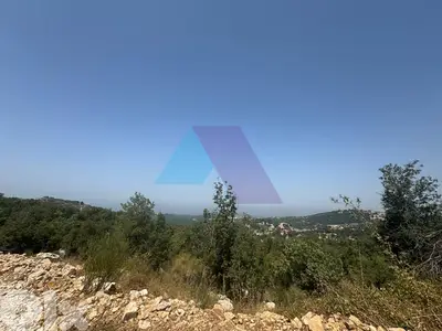 1229m2 Land+Mountain View 4Sale in kfarsama-Mechmech-أرض للبيع في مشمش
