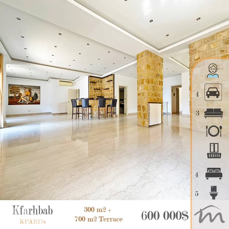 Kfarehbab | One of a Kind |  Signature 300m² + 700m² Terrace & Garden 0