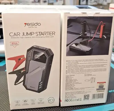 YESIDO CAR JUMP STARTER 800A PEAK CURRENT VC11